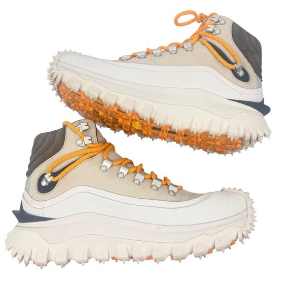 Moncler Trailgrip GTX High Hiking Boots Gore-Tex Beige Size 39 - Picture 6 of 12